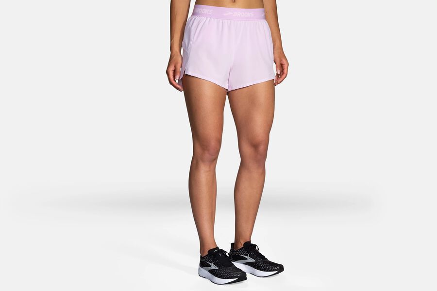 Womens Brooks Chaser 3" Bottoms Orchid Haze/Brooks | Clothing 4573-GELKU